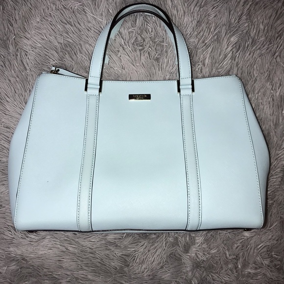 kate spade Handbags - Kate Spade Light Blue Structured Satchel